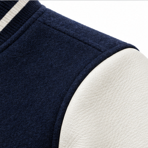 Blouson universitaire premium pour homme en laine, veste bomber, broderie de patchs personnalisés, uniforme d'équipe, fabricant en gros, usine ODM - Product Image 4