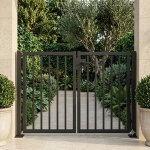 Portails battants en fer forgé de style victorien KHP, sur mesure, avec revêtement en poudre, pour allée extérieure - Product Image 5