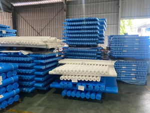 Bâche en PE bleue HQ durable, écologique, imperméable, résistante aux UV, au vent et aux déchirures, pour la construction en extérieur - Product Image 6