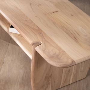 Mesa de centro moderna Vandana Golden Nature de acacia con nicho, Trudy, 120 cm - Product Image 3