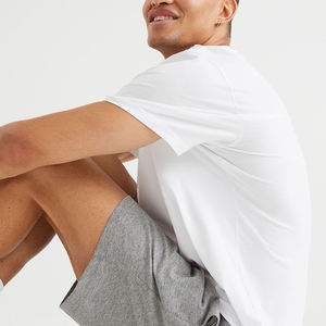 Shorts en toile pour hommes, style streetwear, couleur personnalisée OEM, taille haute, respirant, séchage rapide, vêtements de sport pour la gym et le fitness, été - Product Image 5