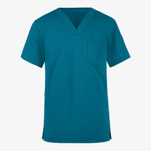 Ensemble de Blouse Médicale Premium pour Hommes à Col en V et Manches Courtes, Pantalon Jogger Confortable en Spandex/Polyester, Tenue de Médecin, Uniforme d'Infirmière - Product Image 5