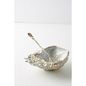 Bol de luxe élégant en coquille de perle, blanc, avec revêtement en poudre, pour centre de table, service alimentaire, vaisselle de cuisine, provenance Inde - Product Image 1