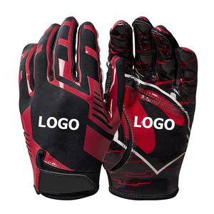 Gants de football en cuir avec grip en silicone pour sports d'hiver, conception personnalisée pour marques sportives, marque privée, vente en gros - Product Image 6