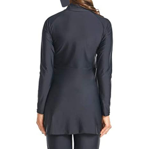 Maillots de bain musulmans pour femmes, nouveaux modèles modestes avec hijab, manches longues, combinaison de sport, maillot de bain 100% polyester, burkinis islamiques - Product Image 5