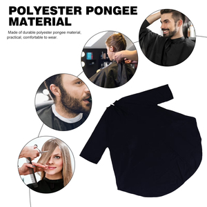 Capa Profesional para Peluquería, Color Marrón, Poliéster Resistente al Agua, Capa para Cortar el Cabello, Cierre Ajustable con Broches, Reutilizable, para Salón - Product Image 3