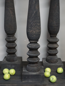 Support de bougie rustique en bois sculpté, design perlé vintage, décoration de table style ferme, centre de table décoratif pour la maison - Product Image 3