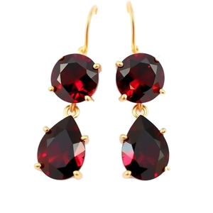 Boucles d'oreilles en argent sterling 925 faites à la main Style de luxe plaqué or Le plus beau design des bijoux de mode - Product Image 1