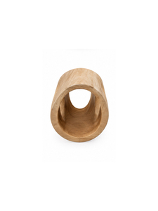Tabouret Minimaliste en Bois de Teck Massif avec Finition Naturelle, Design Stable, Meuble de Maison pour Salle à Manger, Écologique - Product Image 6
