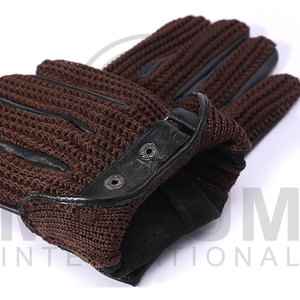 Gants de conduite en cuir pour hommes, gants de mode en cuir, 100% cuir véritable - Product Image 3