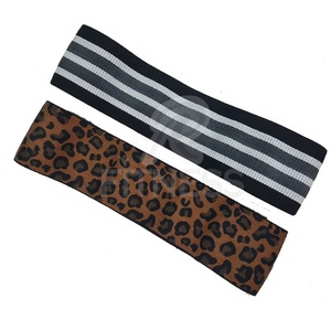 Set de Bandas de Resistencia ABS de 3 Piezas: Bandas de Cadera con Estampado de Cheetah y Logotipo Personalizado, y Bandas de Glúteos de Tela con Estampado de Durazno - Product Image 3