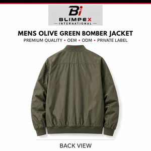 Blouson Tactique Léger Zippé en Polyester/Coton de Haute Qualité, Veste Utilitaire Décontractée, Blouson Aviateur MA-1, Teint Uni Style Urbain - Product Image 2
