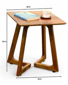 Decorative Wooden Side <b>Table</b> With Compact Design Ideal For Apartments Bedroom Living Room And Office Use - Product Image 4
