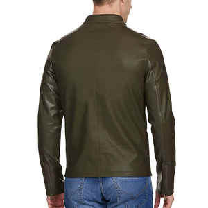 Veste de sport rétro en cuir imperméable et coupe-vent personnalisée, nouvelle veste de moto oversize pour hommes, streetwear - Product Image 2