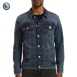 Chaqueta de Mezclilla para Hombre, Estilo Desgastado, Estilo Urbano, con Cuello Camisero, Chaqueta de Invierno - Product Image 2