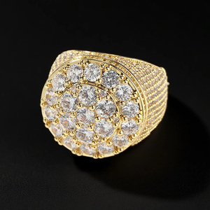 Anillo de Flores Personalizado Estilo Hip Hop, Chapado en Rodio, Plata de Ley 925, Anillo de Boda para Él y Ella, Joyería para Fiestas - Product Image 2