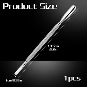 Pousse-cuticules professionnel double face en acier inoxydable – Outil de manucure et pédicure durable et réutilisable pour les ongles des doigts et des orteils - Product Image 4