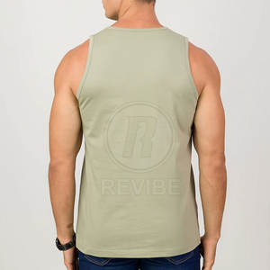 Camiseta sin Mangas Casual para Hombre, de Alta Calidad, Transpirable, 100% Algodón, Personalizable para Venta en Línea - Product Image 2