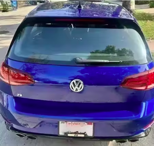 Volkswagen Golf R 2019 Usado en Perfectas Condiciones, Sin Reserva, Inspeccionado, Turbo de 4 Cilindros, Azul Metálico Lápiz - Product Image 2