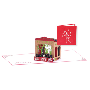 Tarjeta de Felicitación 3D Hecha a Mano al por Mayor, con Diseño de Ballet, Elegante, con Sobre, Tarjeta Artística Hecha a Mano - Product Image 2