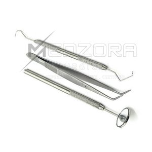 Prophylaxis Instruments <b>Kit</b> Dental Cleaning Examination Professional Oral Care Tool Set Manual Reusable Eco-Friendly - Product Image 3