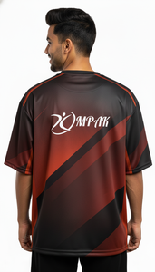 T-shirt de sublimation surdimensionné premium pour hommes, streetwear urbain, décontracté, pour tous les jours - Product Image 4