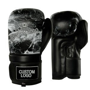 Guantes de Boxeo de PU de Alta Calidad con Logotipo Personalizado, Estilo Vintage, con Correa de Muñeca Ajustable y Transpirable, Unisex - Product Image 1