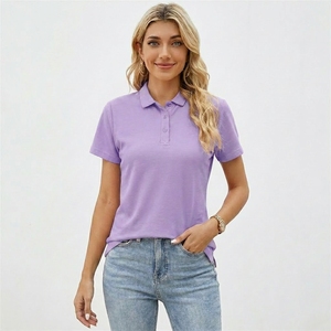 เสื้อโปโลผู้หญิงสำหรับเล่นกอล์ฟ ผลิตแบบ OEM ODM รับผลิตแบรนด์ส่วนตัว ซับเหงื่อ แห้งไว โรงงานผู้ผลิตและจำหน่าย - Product Image 1