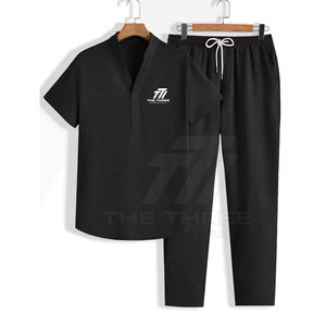 Trajes Deportivos Casuales Estampados de Manga Larga para Hombre, Precio Económico, Venta al Por Mayor OEM, Nuevo Diseño, Trajes Deportivos de Verano en Oferta - Product Image 3