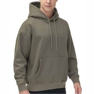 Sudadera con Capucha Ecológica para Hombre, Suministro Directo de Fábrica, Otoño, Tejido de 430g, Corte Regular, Estilo Urbano, Bordado con Impresión Digital - Product Image 2