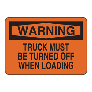 Panneau de signalisation de sécurité pour le chargement des camions, haute visibilité, intérieur/extérieur, Brady - Product Image 3
