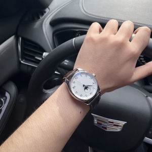 Montre automatique mécanique pour homme 42 mm de la marque TW CN Factory, cadeau surprise, montre de créateur tendance avec bracelet en cuir pour homme. - Product Image 1