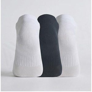 NORTH APPROACH Ankle <b>Socks</b> Solid Color Breathable Knitted for Adults Summer Casual Wear Thin Spandex <b>Polyester</b> <b>Socks</b> - Product Image 2