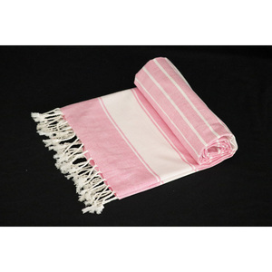 Serviette de plage turque moderne rayée 100% coton, taille personnalisée, luxe, douce, écologique, séchage rapide, serviette de hammam - Product Image 1