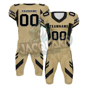 Uniforme de fútbol americano de alta calidad, etiqueta personalizada, precio razonable, 100% poliéster, hecho en Pakistán. - Product Image 3