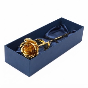 Rosa de Oro de 24k de Lujo, Rosa Bañada en Oro, Flor Eterna para Regalo de San Valentín o Aniversario, Rosa Chapada en Oro, Flor Artificial al por Mayor - Product Image 4