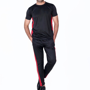 Nouveau survêtement homme de haute qualité 100 % coton uni respirant pour l'été, à manches courtes, pour le sport et les loisirs en extérieur - Product Image 4