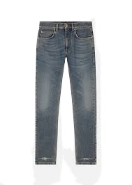 กางเกงยีนส์ขายาวสำหรับผู้ชายผ้าคอตตอนซักได้ผ้าสแปนเด็กซ์ผ้าเดนิมคุณภาพดีดีไซน์ตามสั่ง - Product Image 2