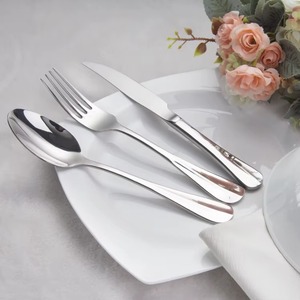 Classics Tableware Cutlery Set Unique Design Metal Kitchen Tool <b>Flatware</b> Set for Wedding in Bulk Good Price - Product Image 4