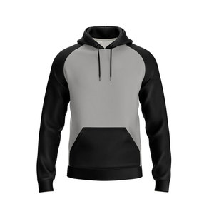 DAIZEN STAR INTERNATIONAL Sweat-shirt unisexe à capuche longue, manches classiques, couleur unie, tricoté, respirant, antibactérien, avec poche - Product Image 3