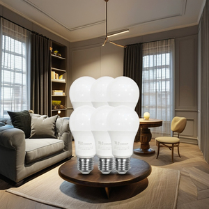 BOS หลอดไฟ LED 6W ประหยัดพลังงานโคมไฟตัวเครื่องอลูมิเนียม TLC อนุมัติจาก cob แหล่งกำเนิดแสงสำหรับ B22สำนักงาน E27ผู้ผลิตเวียดนาม - Product Image 3