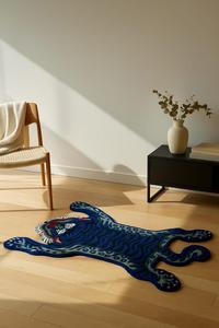 Handmade Hand-Tufted Wool Rug Modern animal Carved Design Luxury Soft Area <b>Carpet</b> for Living Room Bedroom Hotel - Product Image 4