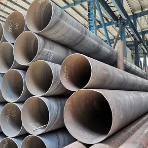 API 5L X42 X60 X65 X70 X52 1000mm Large Diameter Hot Rolled Corrugated Carbon Spiral Steel Welded Pipes