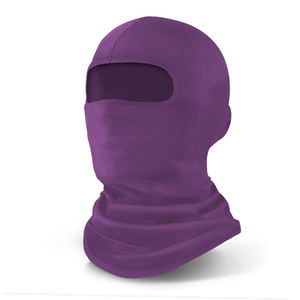 Cagoule de moto unisexe noire, respirante, coupe-vent, anti-UV, ajustable et personnalisable - Product Image 1