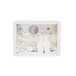 Luces de ambiente 3D al por mayor, cajas de joyería con luz tallada, fabricantes de regalos festivos, decoración del hogar con luz y sombra de papel - Product Image 1