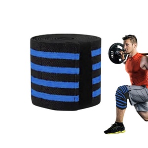 Soporte de Rodilla Ajustable con Tiras Elásticas Estabilizadoras en Negro y Azul para Alivio de Esguinces, Cierre de Gancho y Bucle para Todas las Estaciones - Product Image 5