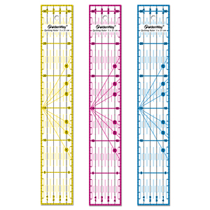 Reglas de costura y artesanía acrílicas de primera calidad Regla de corte de tela - Product Image 6