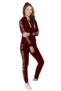 Sweatershirt survêtements de jogging personnalisés vêtements d'entraînement unisexe pour femmes survêtement de sport pour femmes ensemble décontracté surdimensionné en gros - Product Image 5