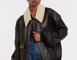 <b>Women</b> Reversible Bomber <b>Jacket</b> Two Way Wear Full Zip Casual Outerwear Long Sleeve Ribbed Cuffs <b>Lightweight</b> Winter - Product Image 6