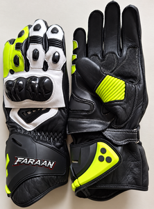 High <b>Performance</b> Motorcycle Racing Gloves Armored Knuckle Leather Track Riding Gloves Full Finger <b>Protective</b> Biker Gear OEM - Product Image 4